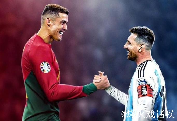 球迷大胆亮相！梅西印度见面会，一人穿C罗球衣穿梭看台