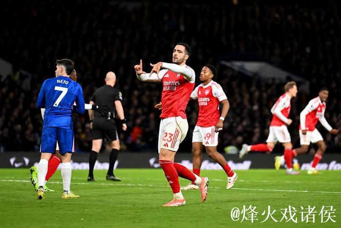 亿元先生染红，切尔西1:1战平阿森纳